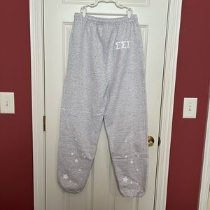 Tri Sigma star sweatpants